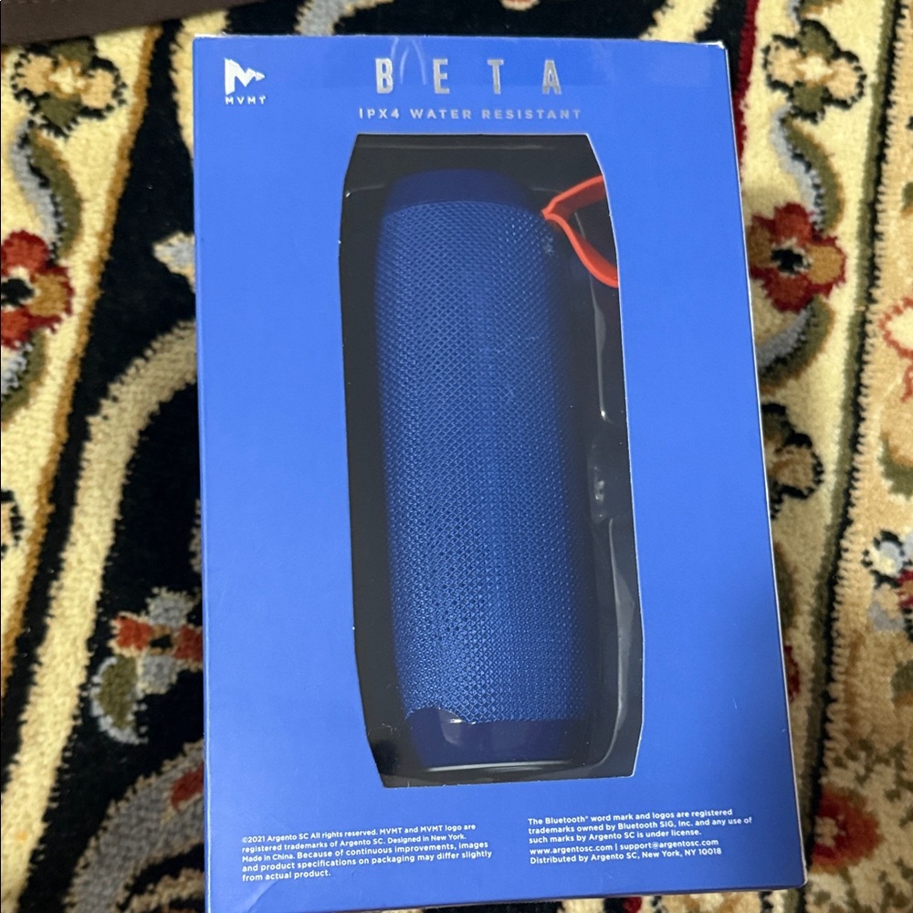 Beta Blue Portable Bluetooth Speaker